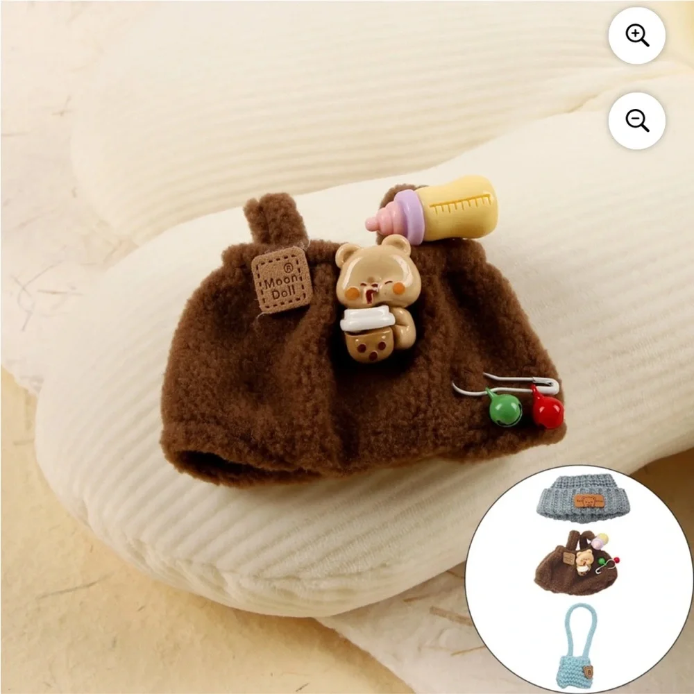 NEW NIP 3pcs Labubu Clothing Outfit Hat Camera